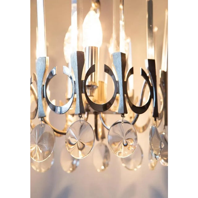 Metal Ceiling Lamp by Gaetano Sciolari, 1960s For Sale - Image 7 of 11