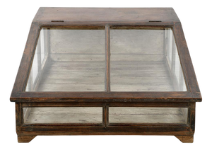 Wooden Display Case on Legs