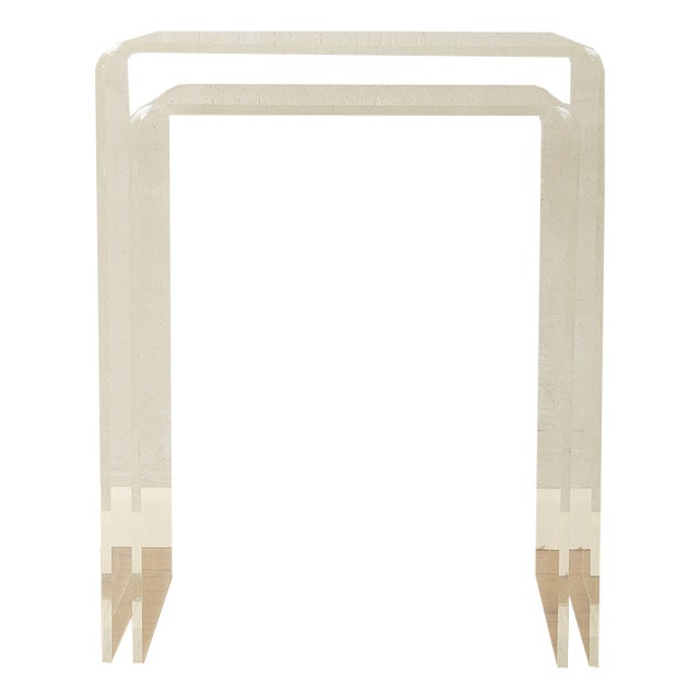 Acrylic Side Table, 1960s For Sale