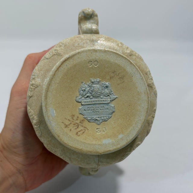 Antique Charles Meigh Apostle Jug, Gothic Revival Stoneware, England For Sale - Image 10 of 12