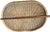 Vintage Woven Wicker Elephant Tray Side Drinks Table With Wood Tusks, Tropical Regency Style For Sale - Image 12 of 13