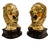 Mid 20th Century Mid 20th Century Solid Brass Roaring Lion Bookends on Wood Bases - A Pair For Sale - Image 5 of 7