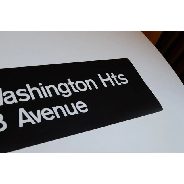 1980s 1980s 1980s New York City Subway 'K' Train Roll Sign For Sale - Image 5 of 6