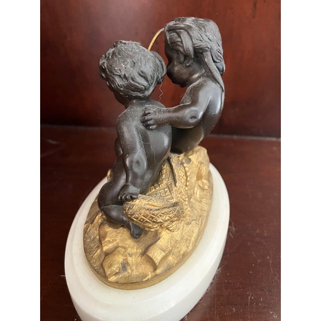 French 19th Century French Bronze Cherubs For Sale - Image 3 of 6