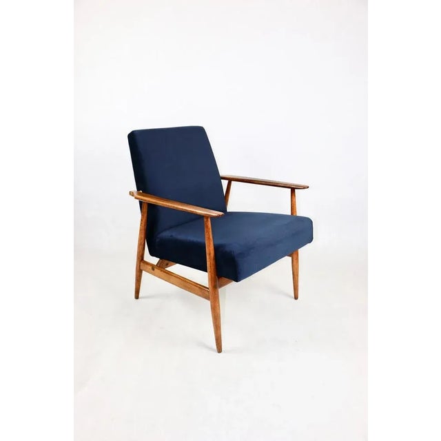 Blue Vintage Blue Fox Easy Chair, 1970s For Sale - Image 8 of 11