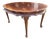 Antique Early 20th Century Louis XVI French Oval Dining Table in Walnut & Mahogany For Sale