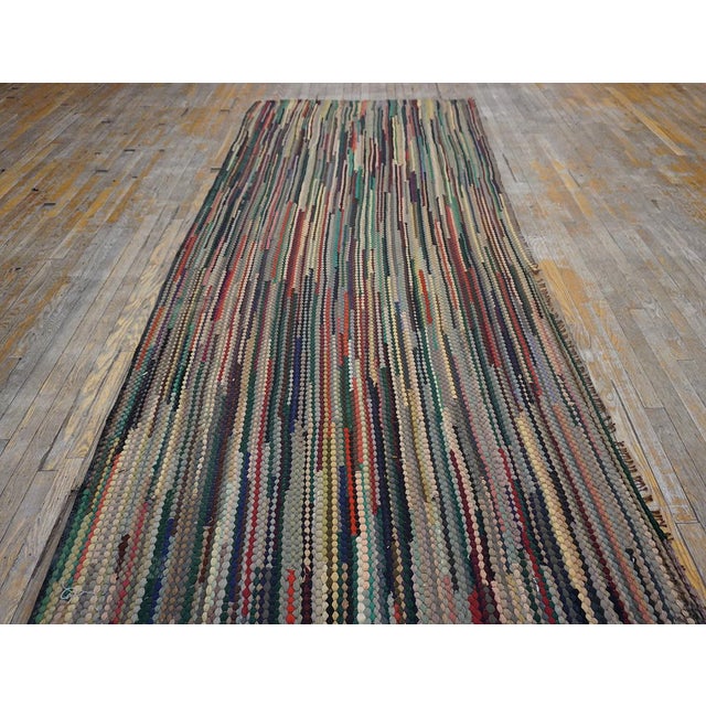 American Antique American Braided Rug For Sale - Image 3 of 13