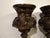 19th Century French Bronze & Cast Iron Medici Vases on Marble Bases, 1980s, Set of 2 For Sale - Image 6 of 16