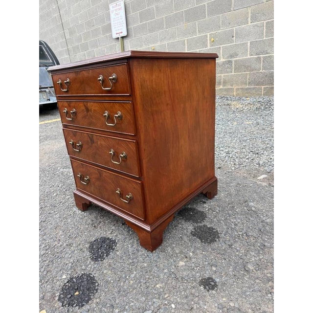 Early 20th Century Antique Small Mahogany Chest of Drawers For Sale - Image 5 of 17