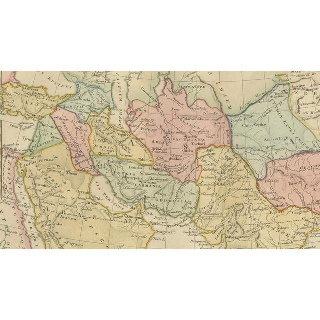 Antique Map of the Ancient Middle East and India Wilkinson Orientis Tabula, 1807 For Sale - Image 9 of 10