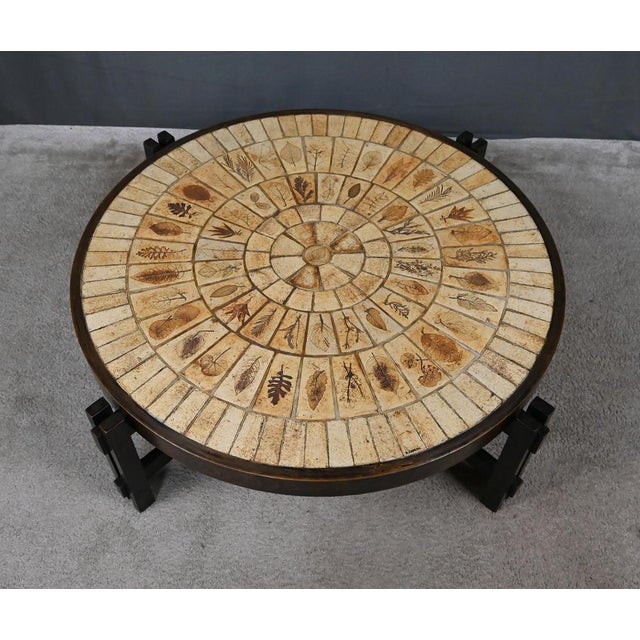 Les Herbiers Coffee Table by Roger Capron for Vallauris, 1960s For Sale - Image 13 of 18