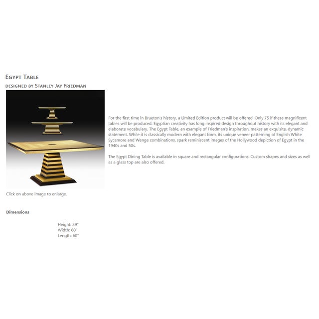 Tan 1990s Attributed to Brueton Egypt Table For Sale - Image 8 of 8