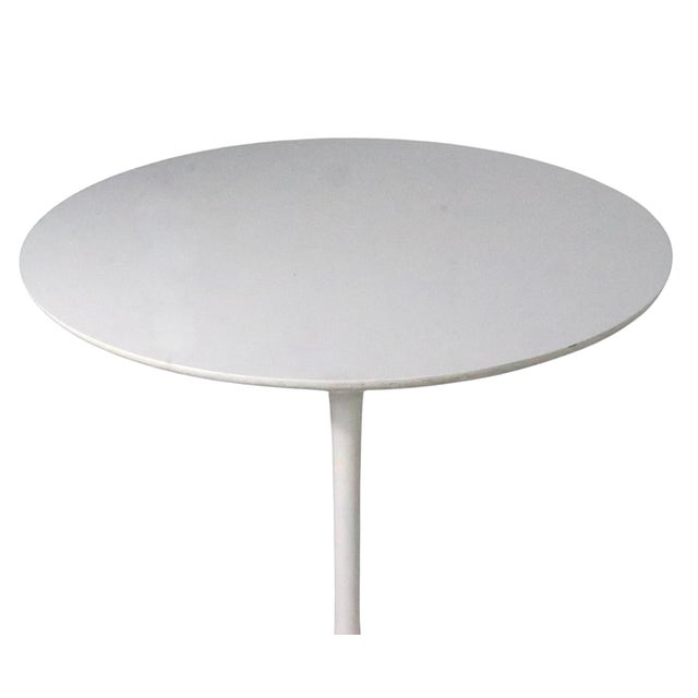 Pr. Space Age Mid Century Pedestal Side Tables by Braakman After Saarinen For Sale - Image 11 of 12