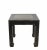 Marble Top Square and Distressed Black Vintage Accent or Side Table, 25"h For Sale In Greensboro - Image 6 of 6
