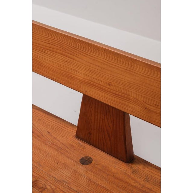 Pine Bench by Jacob Kielland Brandt for I. Christiansen, Denmark, 1960s For Sale - Image 12 of 14