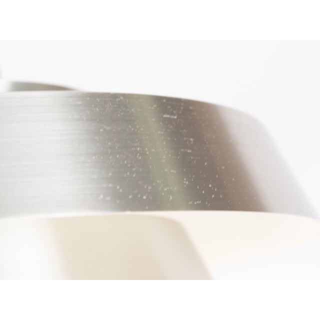 Silver Vintage Nova Pendant Lamp in Aluminum by Jo Hammerborg for Fog and Mørup, 1963 For Sale - Image 8 of 13