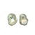 Diamond Fresh Water Pearl Cufflinks 14k Gold 0.45 TCW Designer Certified, Pair For Sale - Image 11 of 14