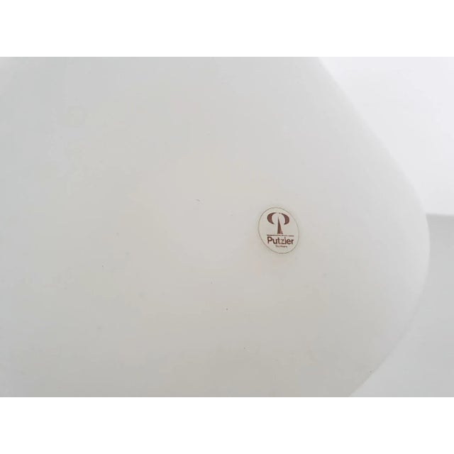 White Opaline Glass Table Light from Peil & Putzler, Germany, 1970s For Sale - Image 3 of 13