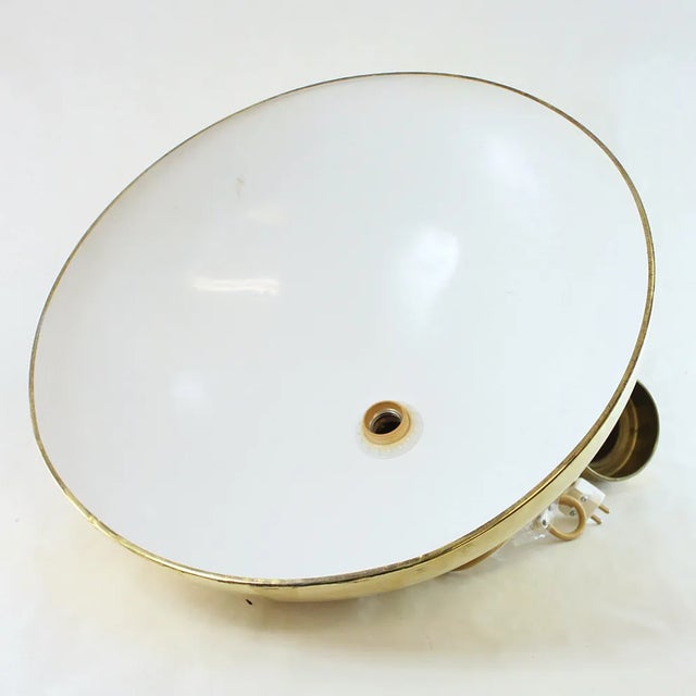Mid-Century Modern Large Mid-Century Brass Pendant Lamp from Bergboms, 1960s For Sale - Image 3 of 5