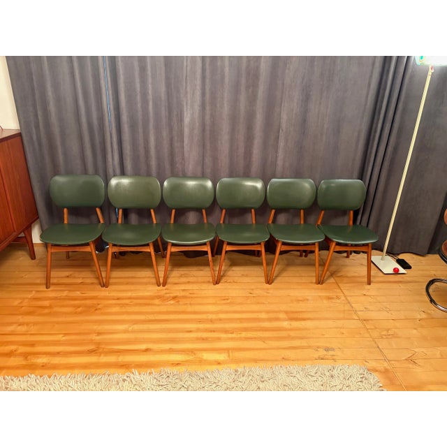 Mid-Century Modern Dining Chairs, 1960s, Set of 6 For Sale - Image 3 of 18