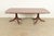 Henredon Georgian Banded Mahogany Double Pedestal Extension Dining Table, Newly Refinished For Sale - Image 16 of 16