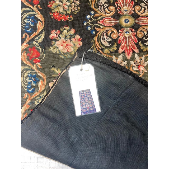 1920s Antique Needlepoint Runner For Sale - Image 4 of 9