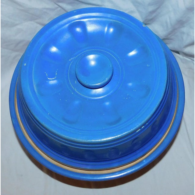 Antique Stoneware Bean Pot For Sale - Image 4 of 9