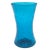 Teal MCM Blenko Wayne Husted 5519-S Teal Blue Crackle Sheaf Vase 9" For Sale - Image 8 of 10