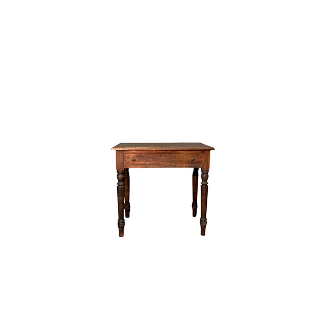 Antique Writing Desk in Walnut, 1800 For Sale - Image 4 of 4