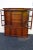 1940s Grosfeld House Mahogany 2 Part Large Breakfront China Display Cabinet With Desk For Sale - Image 5 of 12