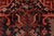 Heriz Rug 9'9'' X 12'6'' Red Wool Vintage Tribal Hand-Knotted Oriental Carpet For Sale - Image 10 of 15