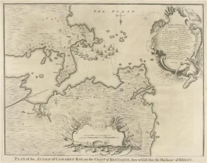 Battle of Camaret in the Nine Years War, 1746