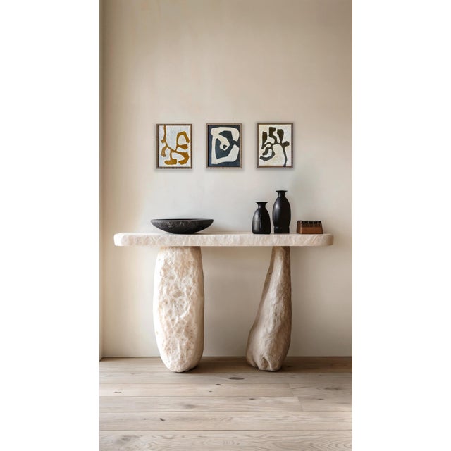 Contemporary abstract painting on canvas. Framed Includes certificate of authenticity R.K. Red believes there is nothing...