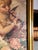 Rococo 19th Century French Rococo Oil on Canvas Cherub Painting in Parcel Gilt Frame For Sale - Image 3 of 12