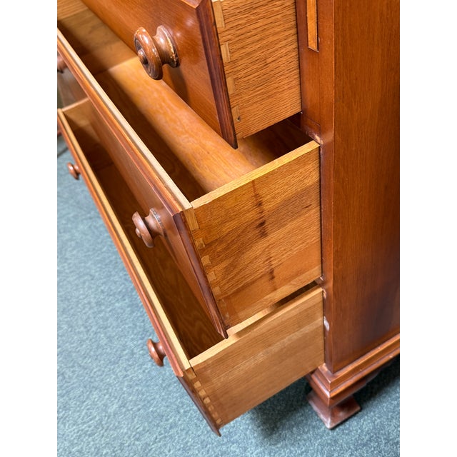 Auburn Early American Chippendale Style Secretary Desk For Sale - Image 8 of 14
