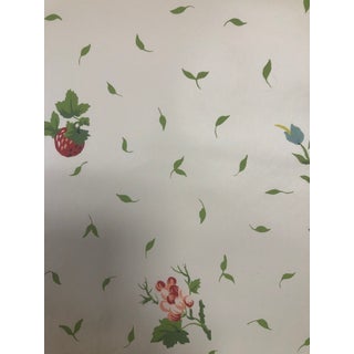 Vintage Brunschwig and Fils Babette Wallpaper - 12 Single Rolls For Sale