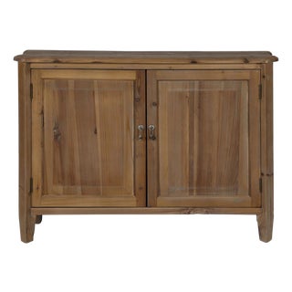 Salvaged Narrow Sideboard Cabinet For Sale