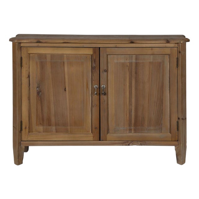 Salvaged Narrow Sideboard Cabinet For Sale