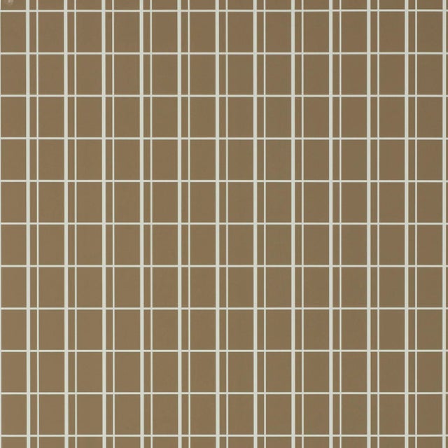 Sample - Schumacher X David Oliver Otto Wallpaper in Suede For Sale