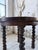Round Walnut Table with Turned Legs, 1900s For Sale - Image 6 of 18