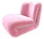 Frenesí Lounge Chair in Pink Velvet from Moanne For Sale