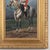 Red Original Oil on Panel Painting "Queen Victoria's Horse Guard" Signed by Olivier Pichat For Sale - Image 8 of 9