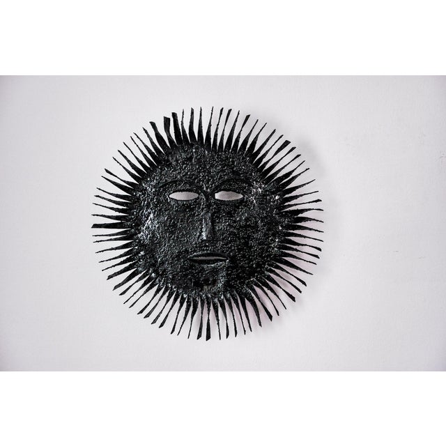 Brutalist Large Sun Sconce, Spain, 1970s For Sale - Image 10 of 10