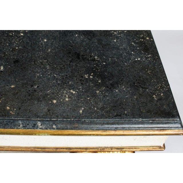 French Empire Style Painted Console Table, Mid-20th-Century For Sale - Image 10 of 18