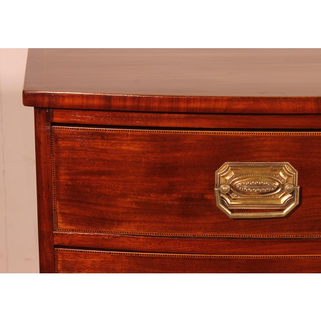 Bombé Chest of Drawers in Mahogany, 1800s For Sale - Image 3 of 14