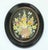 Black Vintage Shell Art Floral Bouquet in Victorian Style Oval Frames, a Pair For Sale - Image 8 of 12