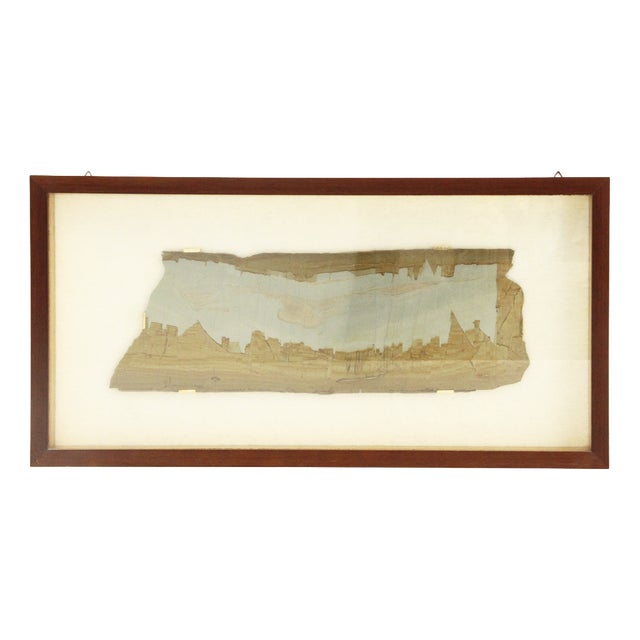 Framed Stone Paesina Slab, 1960s For Sale