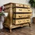 Late 20th Century Vintage Painted Floral Bombe Chest of Drawers For Sale - Image 5 of 13