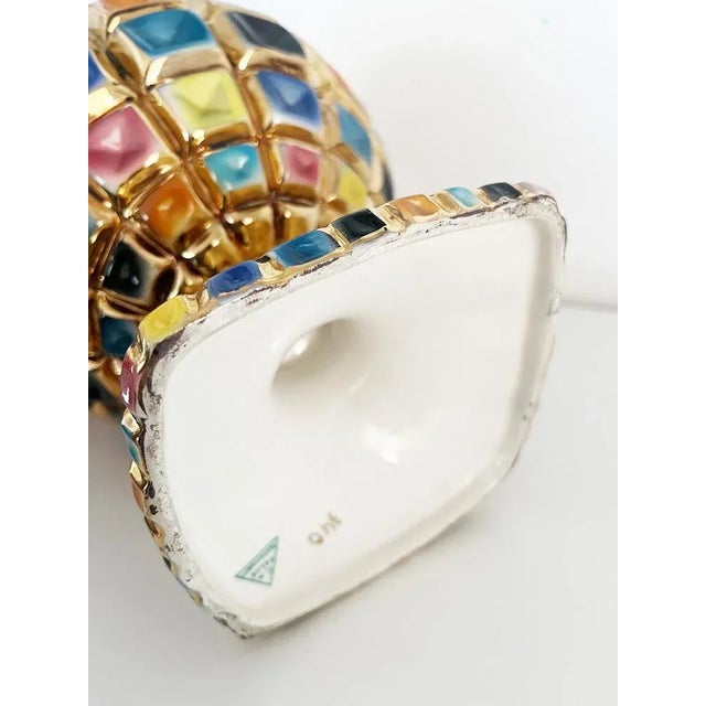 Vintage Vase with Plate by Sesto Fiorentino, 1950s, Set of 2 For Sale - Image 6 of 7