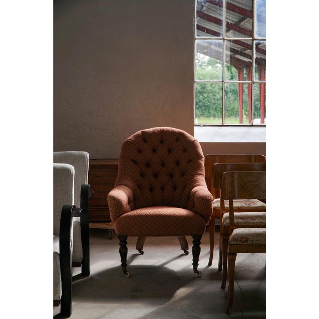 Wood Victorian Chair in Mahogany, 1920s For Sale - Image 7 of 18